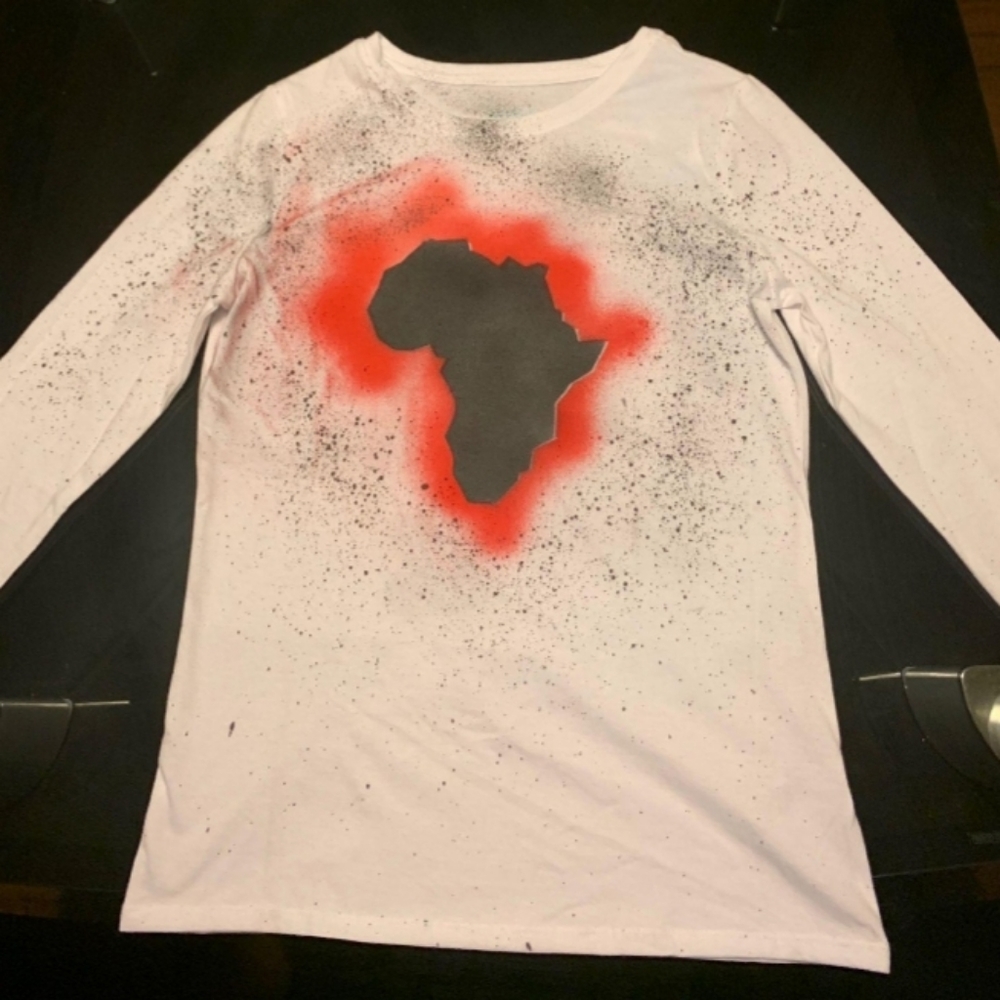 Little Goddess Vibes Custom Handmade Shirt-Red